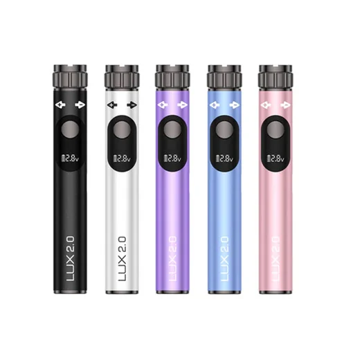 Yocan - LUX 2.0 400mAh Carto Battery - Mixed Color - Display of 15 (MSRP $22.00ea)