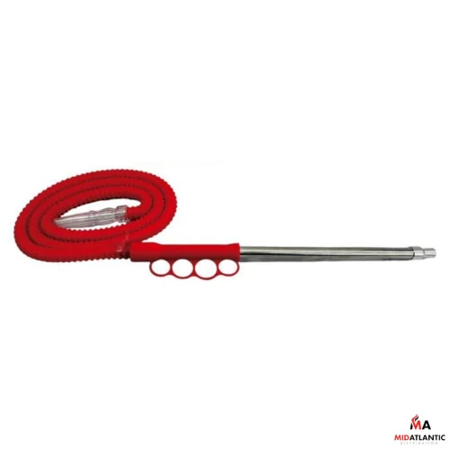 Zebra Smoke Brass Knuckle Hookah Hose (Assorted Colors) *Sold As Singles*