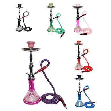 ZEBRA CAMEL 17" HOOKAH ONE HOSE ASSORTED COLORS